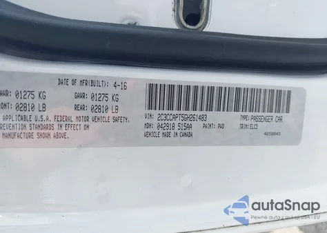2016 Chrysler 300C Platinum from USA, damaged, VIN 2C3CCAPT5GH261483